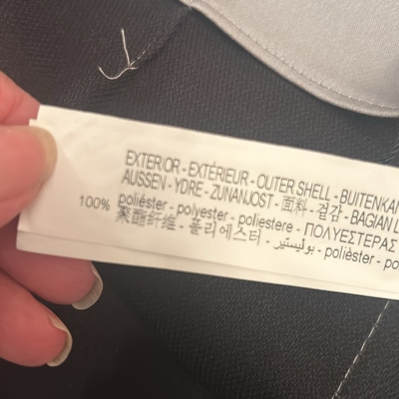 ZARA grey/silver rhinestone pencil skirt size small - Picture 14 of 14